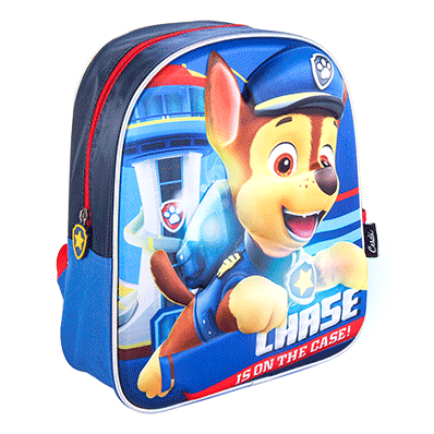 mochila pre escolar patrulha pata