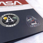 Capa escolar 4 argolas NASA Mission