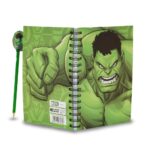 Caixa de presente Hulk Destroy com caderno e lápis